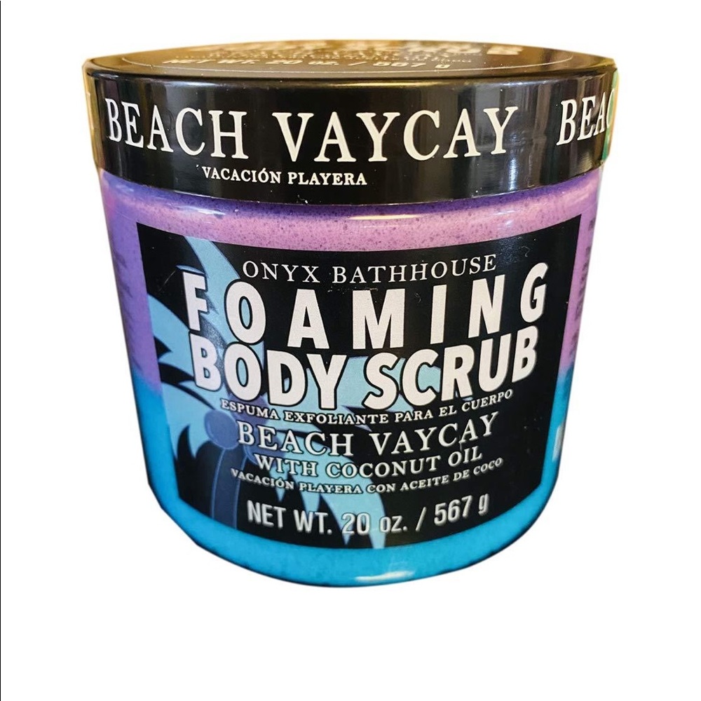 Onyx Bathhouse Beach Vacay Foaming Body Scrub
